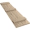 Ekena Millwork Rustic Two Board Joined Board-n-Batten Hand Hewn Faux Wood Shutters, 11W x 84H, PR SHUBJS11X84HHPR - alternate 8
